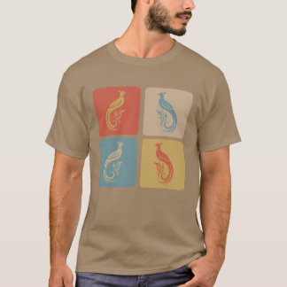 Elegante fazant vogel design cadeau t-shirt