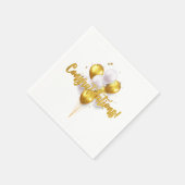 Elegante felicitaties servet (Hoek)