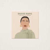 Élégante femme moderne Porte-bijoux (Devant)