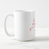Élégante femme vectorielle Mug (Gauche)