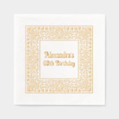 Elégante Fête d'Anniversaire Celtic Knot Filigree (Recto)