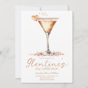 Élégante fête de la Saint-Galentin Invitation