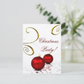 élégante Fête de vacances Invitation (Debout devant)