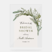 Elégante Fête des mariées Arc À feuillage persista (Recto)