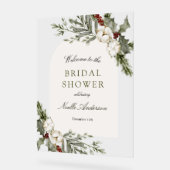 Elégante Fête des mariées d'arc floral d'hiver Bie (Angle)