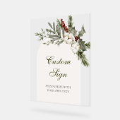 Elégante Fête des mariées d'arc Floral hiver sur m (Angle)