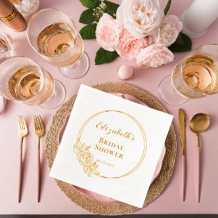 Élégante Fête des mariées de couronne Rose bloquée