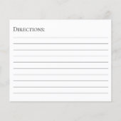 Elégante Fête des mariées Florale violet Carte Rec (Dos)