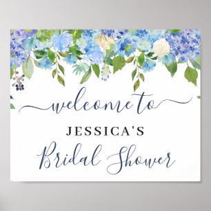 Élégante FÊTE DES MARIÉES Hydrangea Affiche de bie