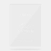 Élégante Fête des mariées minimale Affiche de bien (Recto)