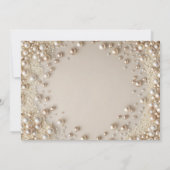 Elégante Fête des mariées Pearles de la carte de l (Dos)