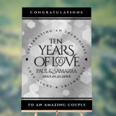 Élégante fête du 10e anniversaire du Mariage de Ti (Neutre)