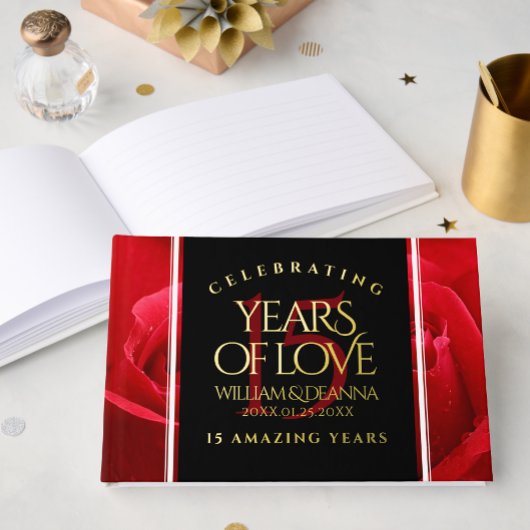 Élégante fête du 15e anniversaire du Mariage Rose