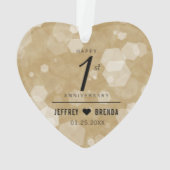 Élégante fête du 1er anniversaire du Mariage de pa (dos)