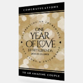 Élégante fête du 1er anniversaire du Mariage de pa (Angle)