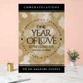 Élégante fête du 1er anniversaire du Mariage de pa (Mariage)