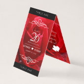 Élégante fête du 26e anniversaire du Mariage Rose (Back)