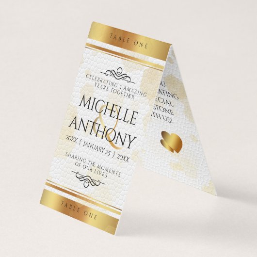 Élégante fête du 3e anniversaire du cuir (Front)