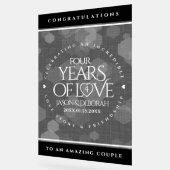 Élégante fête du 4e anniversaire du Mariage de lin (Angle)