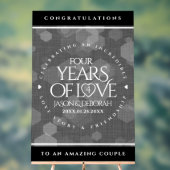 Élégante fête du 4e anniversaire du Mariage de lin (Neutre)