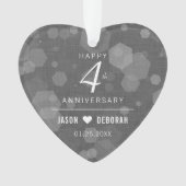 Élégante fête du 4e anniversaire du Mariage de lin (devant)