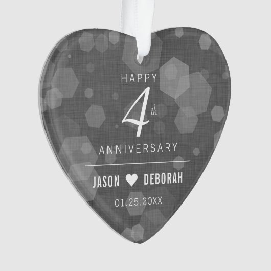 Élégante fête du 4e anniversaire du Mariage de lin (devant)