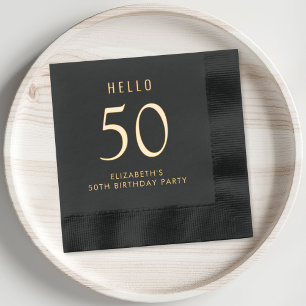 Élégante fête du 50e anniversaire