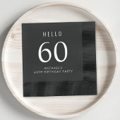Élégante fête du 60e anniversaire