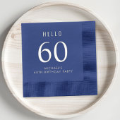 Élégante fête du 60e anniversaire