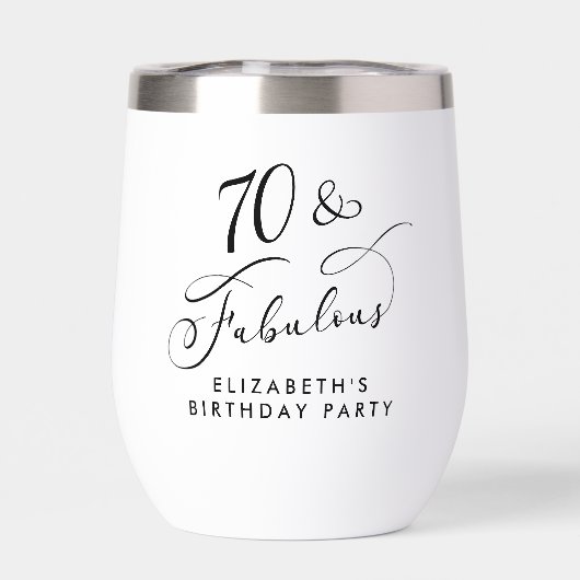 Élégante fête du 70e anniversaire (Arrière)