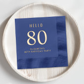 Elégante fête du 80e anniversaire