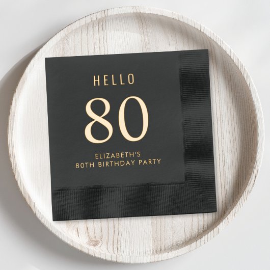 Elégante fête du 80e anniversaire