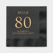 Elégante fête du 80e anniversaire (Recto)