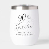 Elégante fête du 90e anniversaire (Avant)