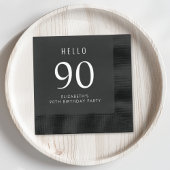 Elégante fête du 90e anniversaire