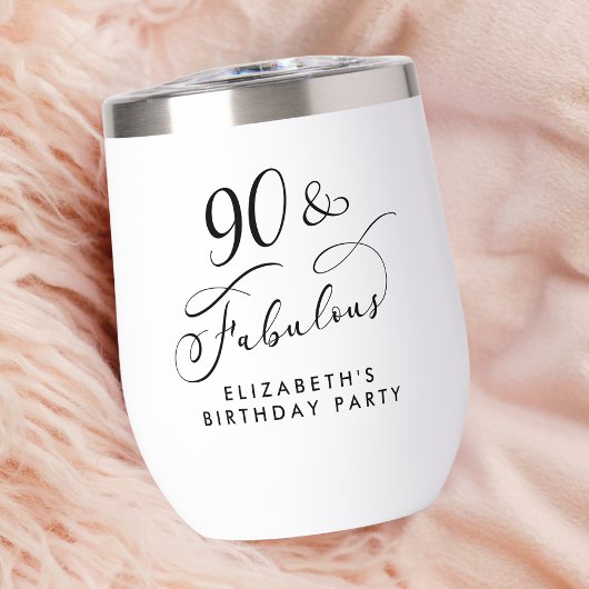 Elégante fête du 90e anniversaire