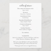 Élégante fête personnalisée du programme d'apparte (Dos)