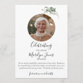 Élégante fête personnalisée du programme d'apparte (Devant)