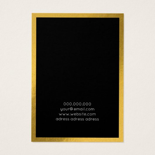 Elégante feuille or boucles d'oreilles modernes ca (Dos)