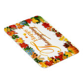 Elegante fijne Thanksgiving-groeten Magneet (Rechterzijde)