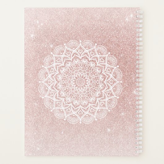 Elégante fille personnalisée Rose Parties scintill (Dos)