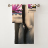 Elégante Fille tendance, Lotus, Lac (En situation)