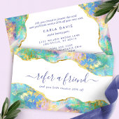 Elegante Fire Opal Moderne Edelsteen Aanbevelingskaartje