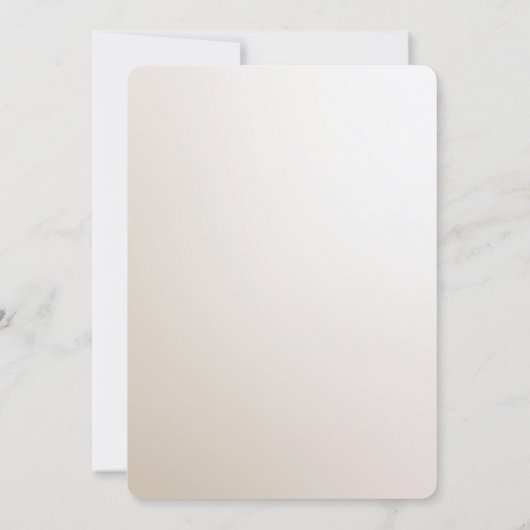 Elégante Fleurs blanches d'ivoire Invitation Fianç (Dos)