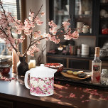 Élégante fleurs de cerisier rose doux enveloppant<br><div class="desc">Elégante théière Sakura Blossom Porcelain - Serene Pink Floral Elegance Infuse tes moments de thé avec la délicate beauté de notre théière Sakura Blossom Porcelain. Ornée de fleurs de cerisiers roses, cette théière apporte une touche de splendeur printanière dans votre maison. Parfait pour les fêtes du Nouvel An lunaire ou...</div>