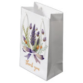 Elégante Fleurs de champs Mariage Favor Cadeau Sac (Dos Angle)