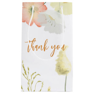 Elégante Fleurs de champs Mariage Favor Cadeau Sac