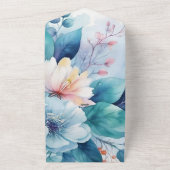 Elégante Fleurs invitations de mariage avec RSVP (Dehors)