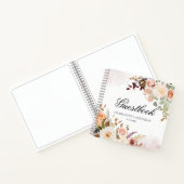 Elegante Floral 60e Verjaardagsfeestgast Notitieboek (Binnen)