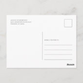 Elegante Floral Botanische Bruiloft Uitnodiging (Achterkant)